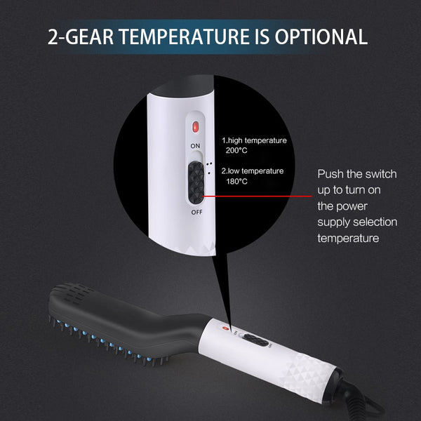 Electric Straightener Hair Brush