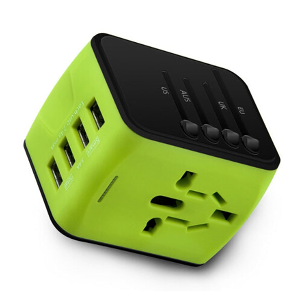 All in One Universal Worldwide Travel Wall Charger AC Power AU UK US EU Conversion Plug Adapter Adaptor