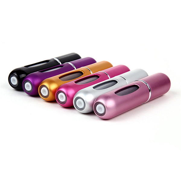 Extra look 5ml Portable Mini Refillable Perfume Bottle With Spray Scent Pump Empty Cosmetic Containers
