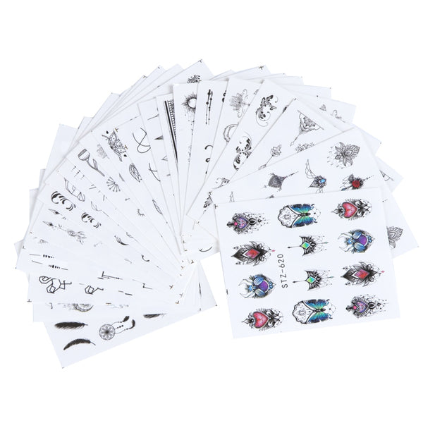Mixed Design New Nail Art Sticker Set