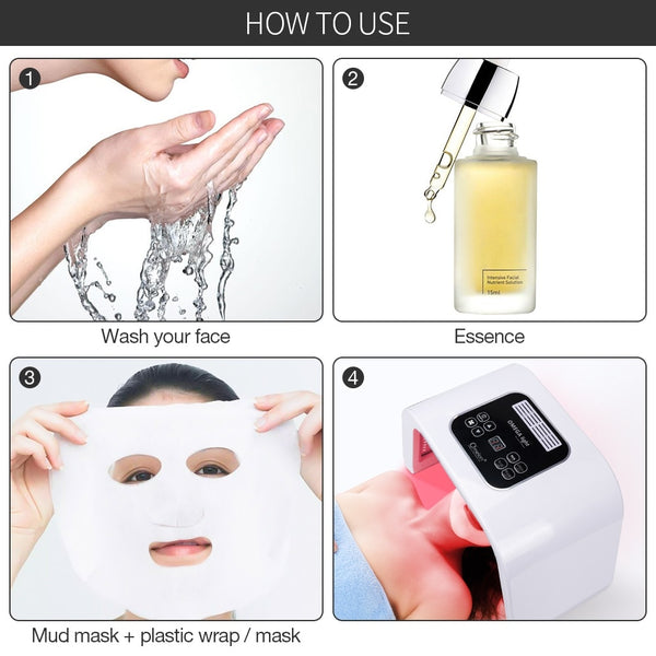 Korea Style 4 Lights A1213 PDT LED Light Therapy Machine on Sale