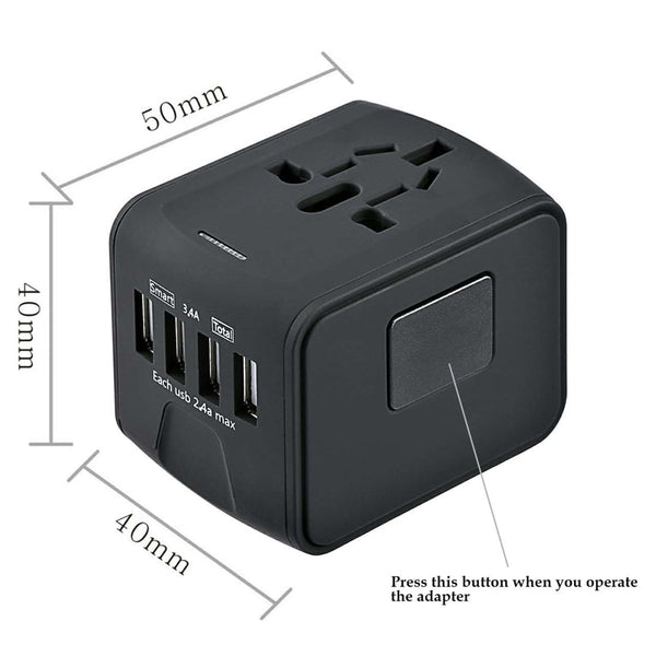 Insten Universal World Wide Travel Charger Adapter Plug