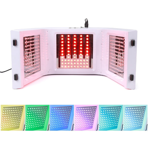 7 Color LED Facial Photon Light Therapy PDT Lamp Beauty Skin Machine Treatment Regeneration Face Tighten