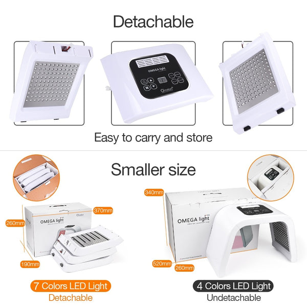 Led Face Mask Facial Led Light Skin Therapy Led Light Therapy Omega Light with all color