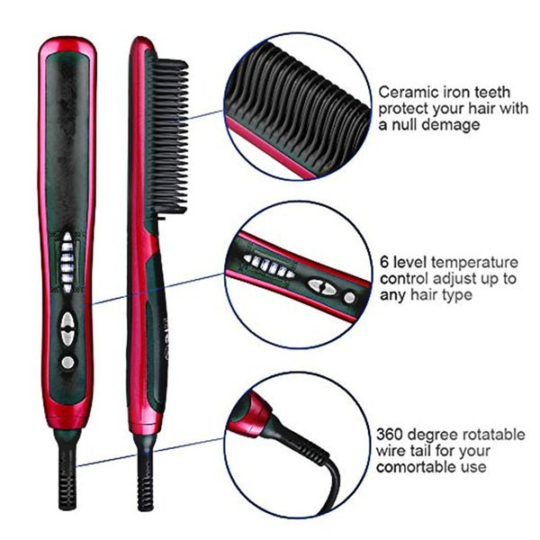 Hair Country Hair Hot Combs Electric Fast Hair Straightener anion Comb Brush