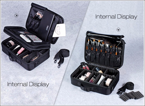 Buy Women High Quality Professional Makeup Organizer Bolso Mujer Cosmetic Case