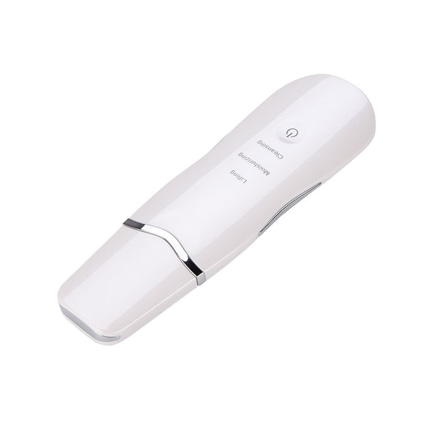 Display Ultrasonic Facial Skin Scrubber Ion Deep Face Cleaning Peeling