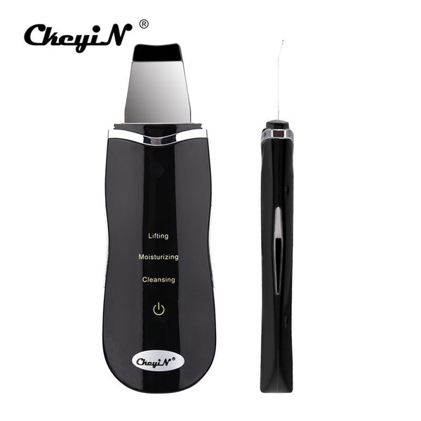 top selling Ultrasonic Facial Skin Scrubber Ion Deep Face Cleaning Peeling