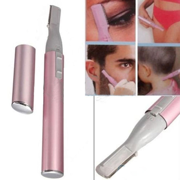 Sale on Electric Face Eyebrow Scissors Hair Trimmer Mini Portable Women Body Shaver Remover