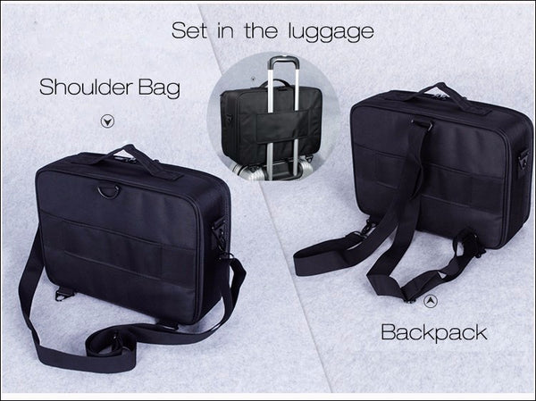 Women High Quality Professional Makeup Organizer Bolso Mujer Cosmetic Case with guarantee