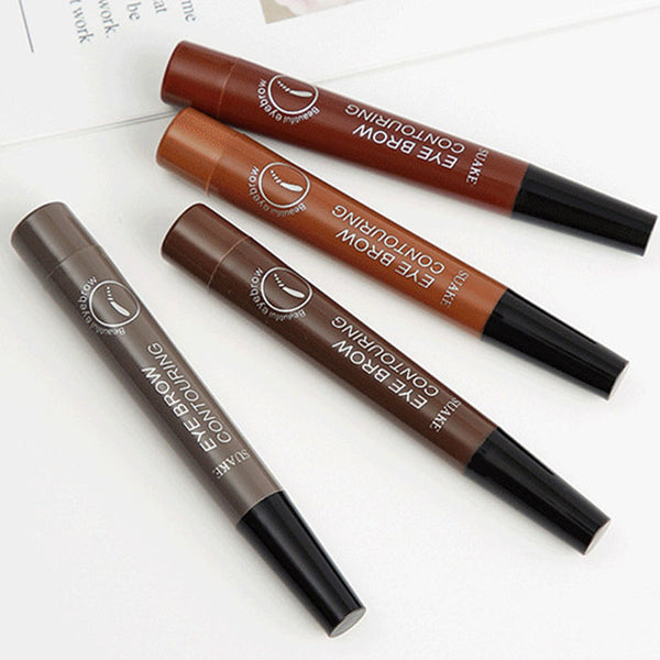 Microblading Eyebrow Tattoo Pen Waterproof Fork Tip Eyebrow Pencil Fine Sketch Liquid Henna Eyebrow Tattoo Pen for girls
