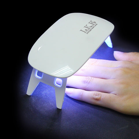 12W Nail Dryer LED UV Lamp Micro USB Gel Varnish Curing Machine