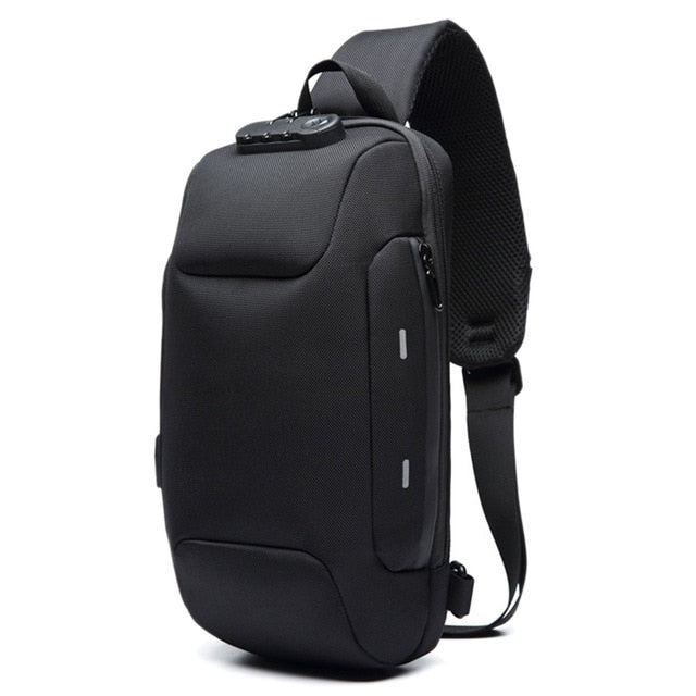 Anti-theft Backpack With 3-Digit Lock Shoulder Bag