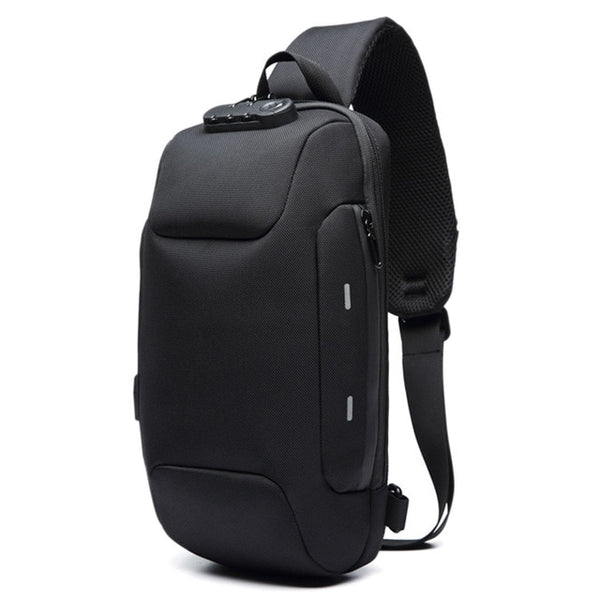 Anti-theft Backpack With 3-Digit Lock Shoulder Bag