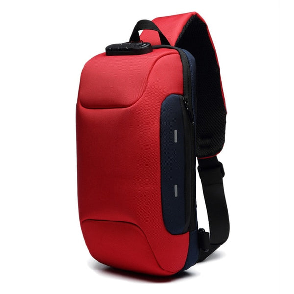 Anti-theft Backpack With 3-Digit Lock Shoulder Bag