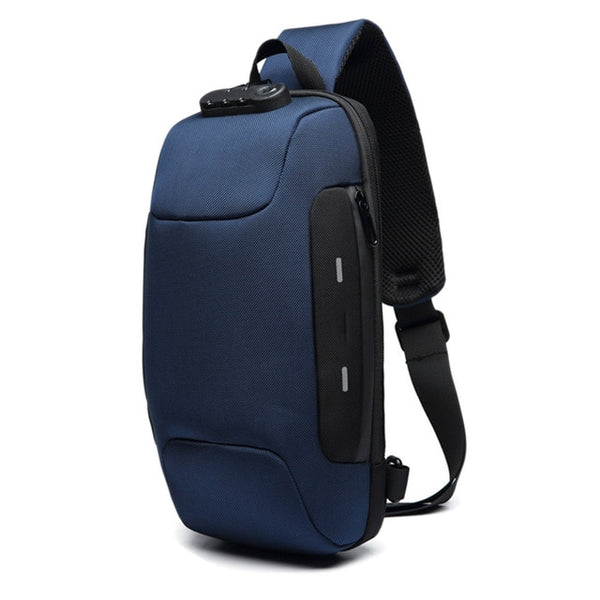 Anti-theft Backpack With 3-Digit Lock Shoulder Bag