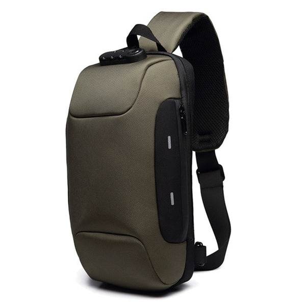Anti-theft Backpack With 3-Digit Lock Shoulder Bag