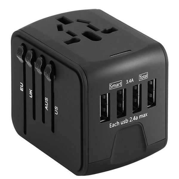 Travel Adapter, Worldwide All in One Universal Travel Adaptor Wall AC Power Plug Adapter
