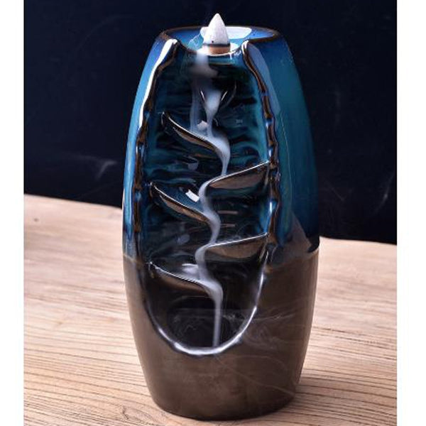 Ceramic Incense Holder Incense Burner Backflow Censer Smoke Flow Incense Burner Waterfall