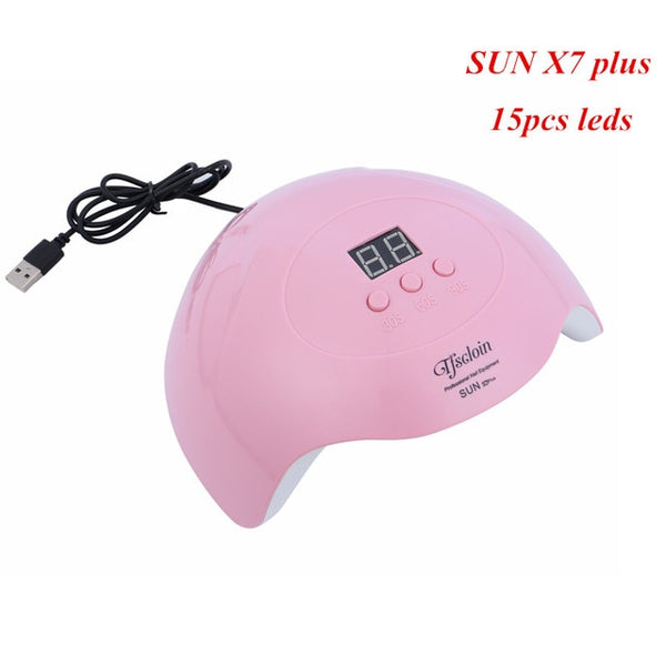 Amazing LED UV Lamp Nail Dryer Nails Gels Manicure Machine with Timer Button
