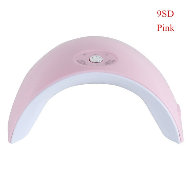 LED UV Lamp Nail Dryer Nails Gels Manicure Machine with Timer Button on sale with discount