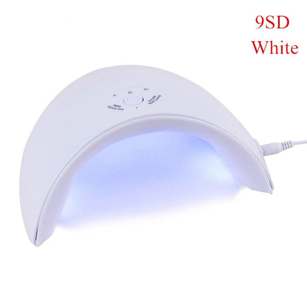 Best Product on 2020 LED UV Lamp Nail Dryer Nails Gels Manicure Machine with Timer Button