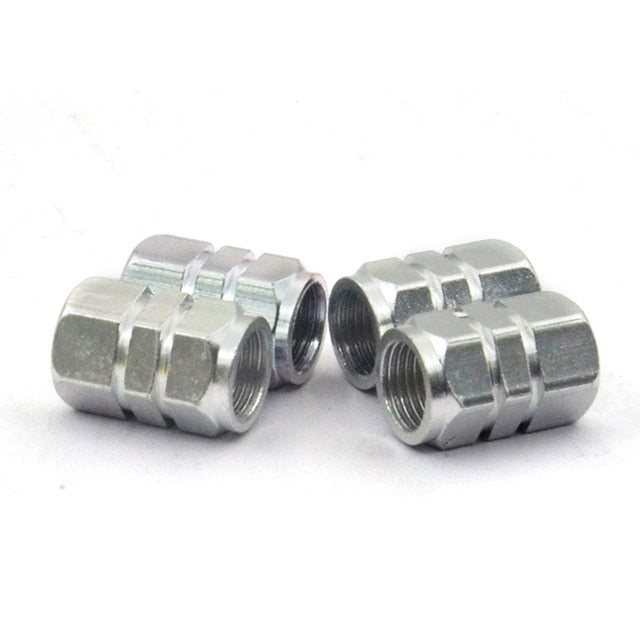 New Wheel Caps Theftproof Aluminum Car Wheel Tires Valves