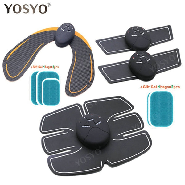New look Muscle Trainer Electric Muscle Stimulator Wireless Buttocks Hip Abdominal Fitness Belt