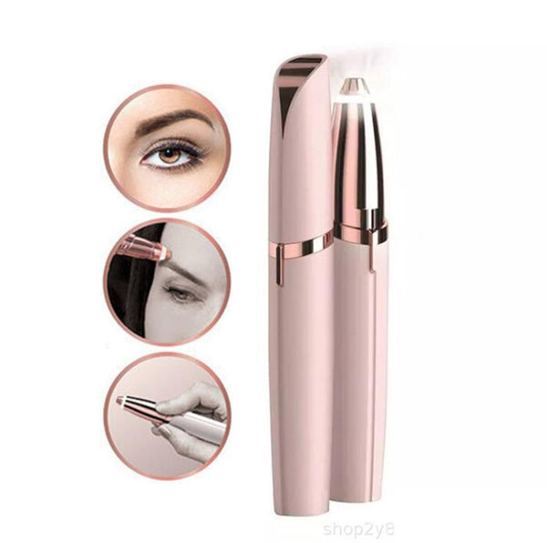 Eyebrow trimmer for women & men, Painless & Portable & Precision Electric Trimmer with LED Light