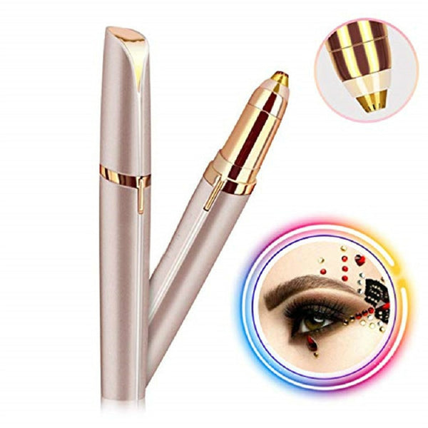 2019 Eyebrow trimmer for women & men, Painless & Portable & Precision Electric Trimmer with LED Light