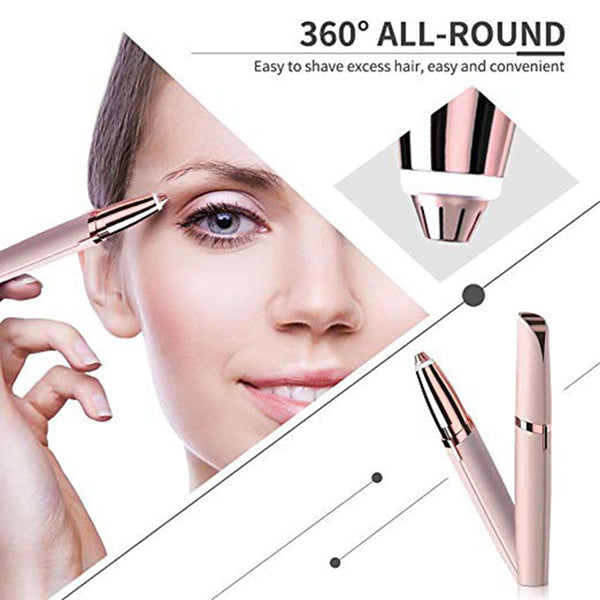 Women best product Eyebrow trimmer for women & men, Painless & Portable & Precision Electric Trimmer with LED Light