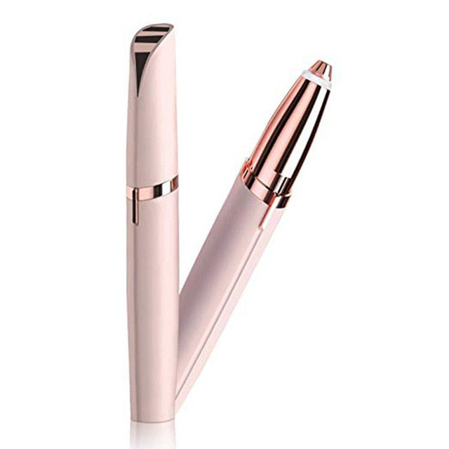 2019 top brand Eyebrow trimmer for women & men, Painless & Portable & Precision Electric Trimmer with LED Light