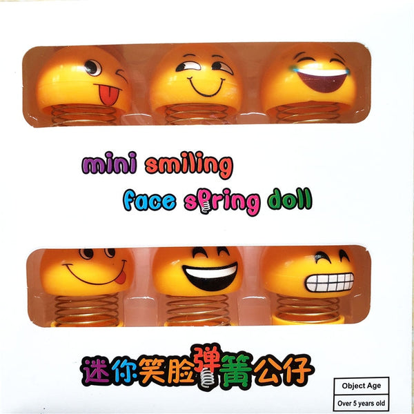 Buy Cute Emoji Mini Shaking Funny Smile Face Springs Dancing Toys