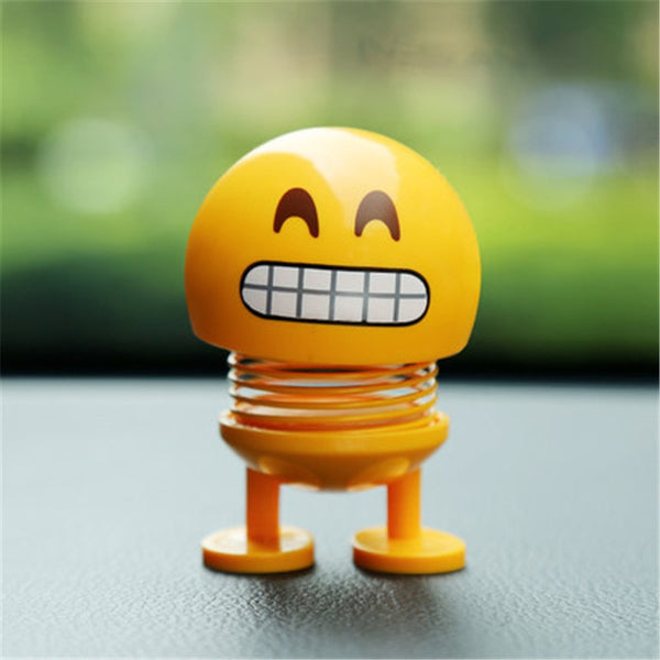 Buy Cute Emoji Mini Shaking Funny Smile Face Springs Dancing Toys