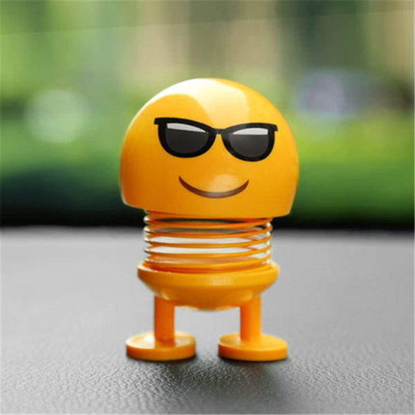 Buy Cute Emoji Mini Shaking Funny Smile Face Springs Dancing Toys