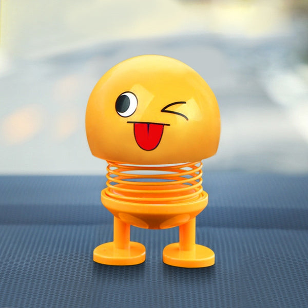 Buy Cute Emoji Mini Shaking Funny Smile Face Springs Dancing Toys