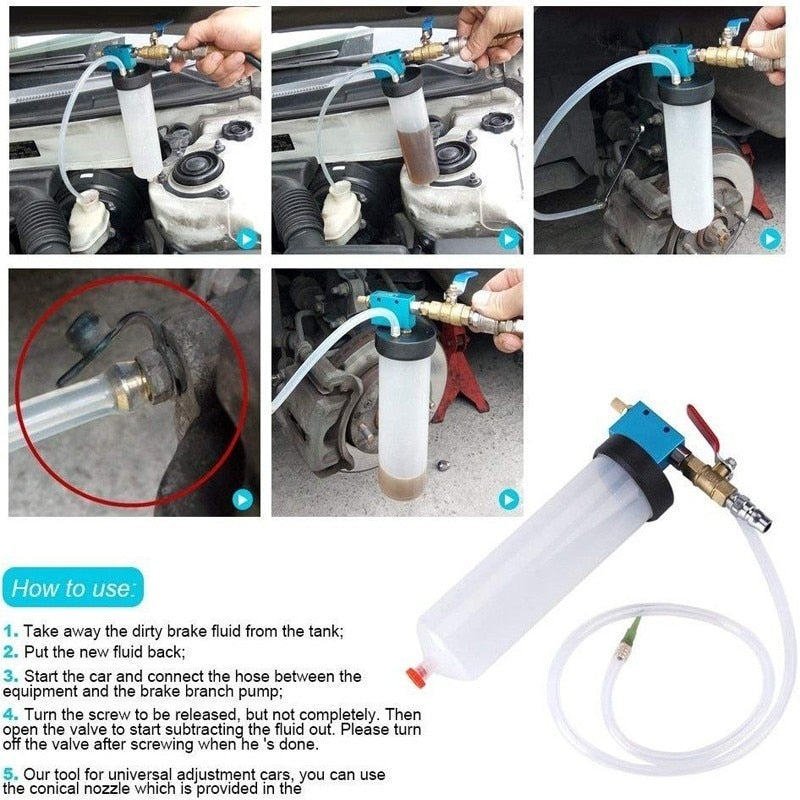 Hydraulic Brake Fluid Oil Changer Tool