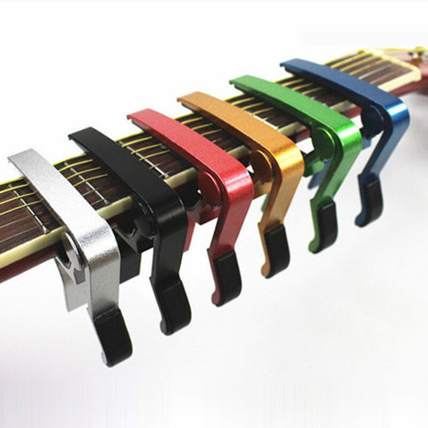 Alloy Metal New Guitar Capo Quick Change Clamp Key Acoustic Classic Guitar