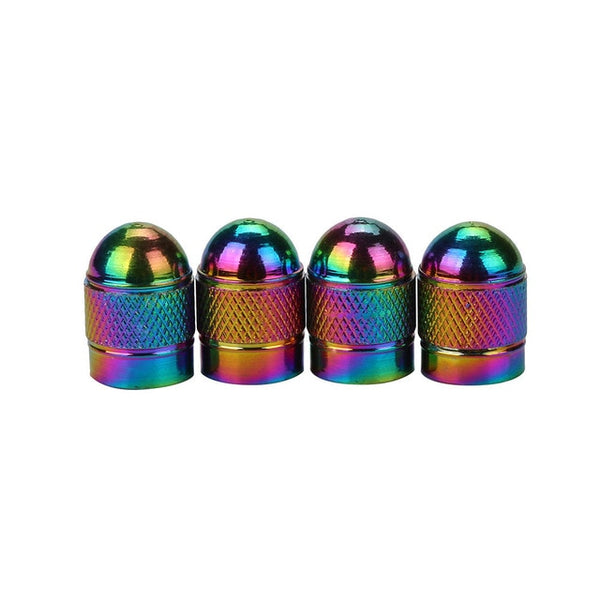 Bullet Grenade design Aluminum Car tire valve caps Pack Of 4 PC