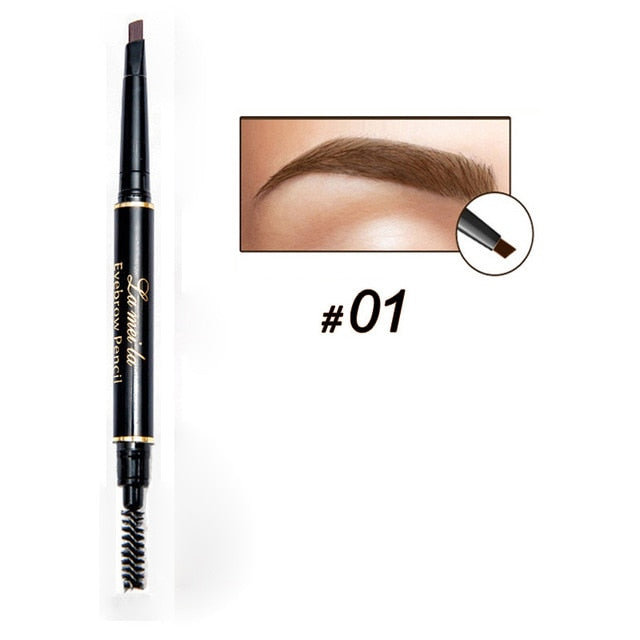 Waterproof Black Brown Eyebrow Pencil Makeup Set for ladies