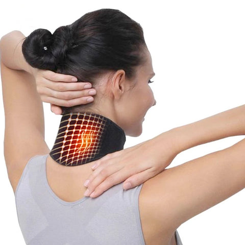 Neck Support Massager 1Pcs Tourmaline Self-heating Neck Belt Protection