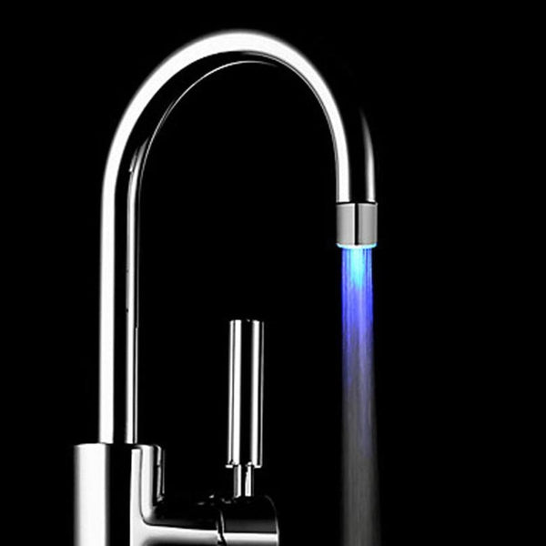  New 2019 LED Light Water Faucet Tap Heads RGB Glow LED Shower Stream