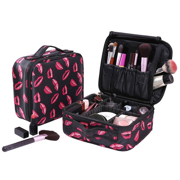 Easy Buy with Discount for Women High Quality Professional Makeup Organizer Bolso Mujer Cosmetic Case