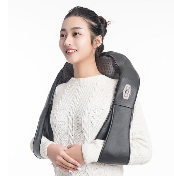 Heat Deep Kneading Infrared Massager U Shape Electrical Shiatsu just at 50% discount