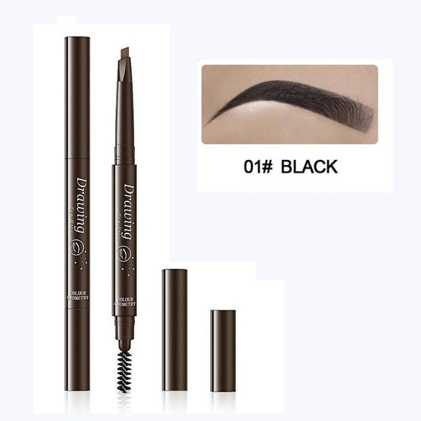On sale in lowest price Waterproof Black Brown Eyebrow Pencil Makeup Set