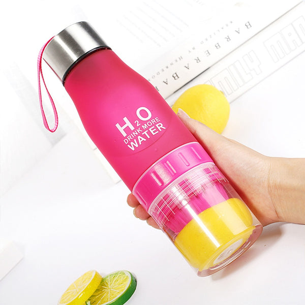 Sports Infused Or Infuser Water Bottle red