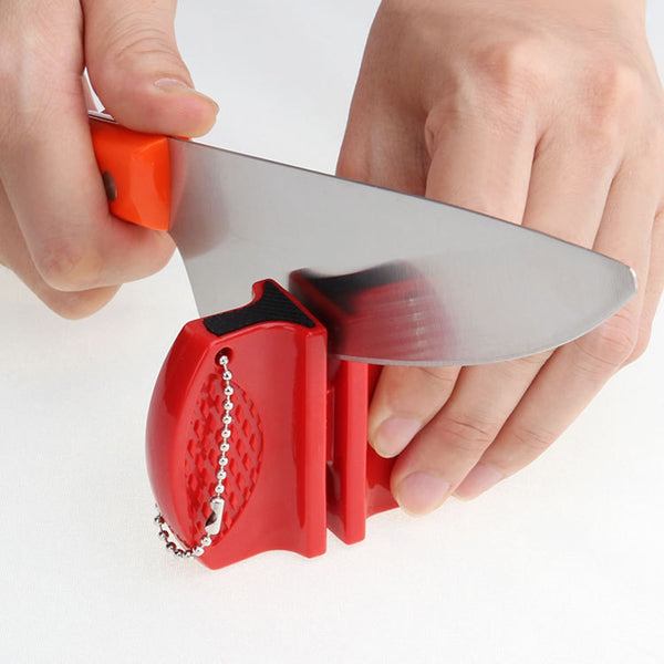 Buy 1 PC Mini Portable Knife Sharpener Kitchen Tool Camping Hiking Tapered Knife Sharpening Household Sharpening Stone