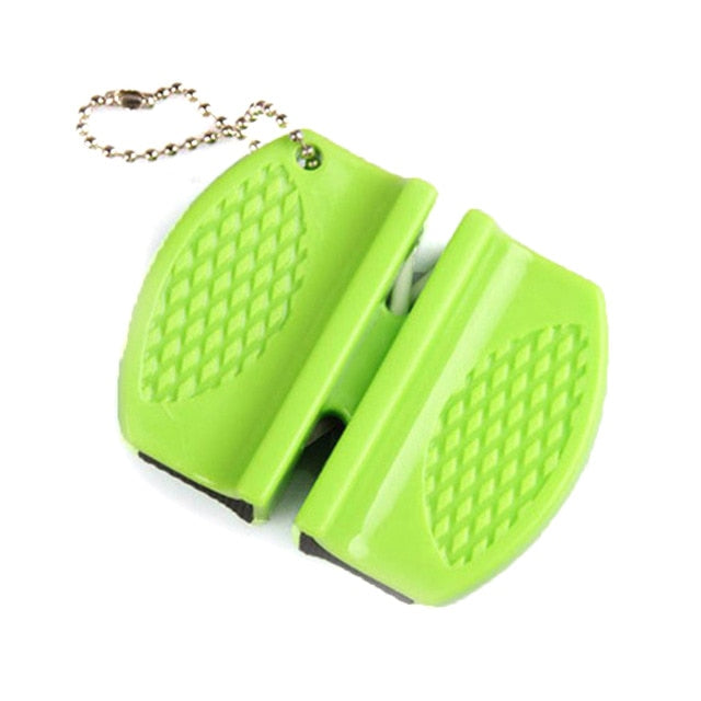 Top selling 1 PC Mini Portable Knife Sharpener Kitchen Tool Camping Hiking Tapered Knife Sharpening Household Sharpening Stone