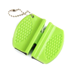 Top selling 1 PC Mini Portable Knife Sharpener Kitchen Tool Camping Hiking Tapered Knife Sharpening Household Sharpening Stone