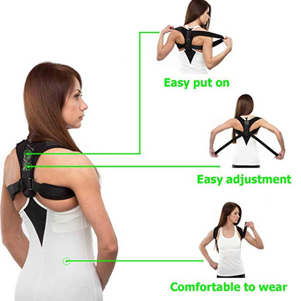 Creative Brace Support Belt Adjustable Back Posture Corrector Clavicle Spine Back Shoulder